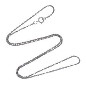 Rope Chain Necklace | Vintage Sterling Silver 925 | 18"